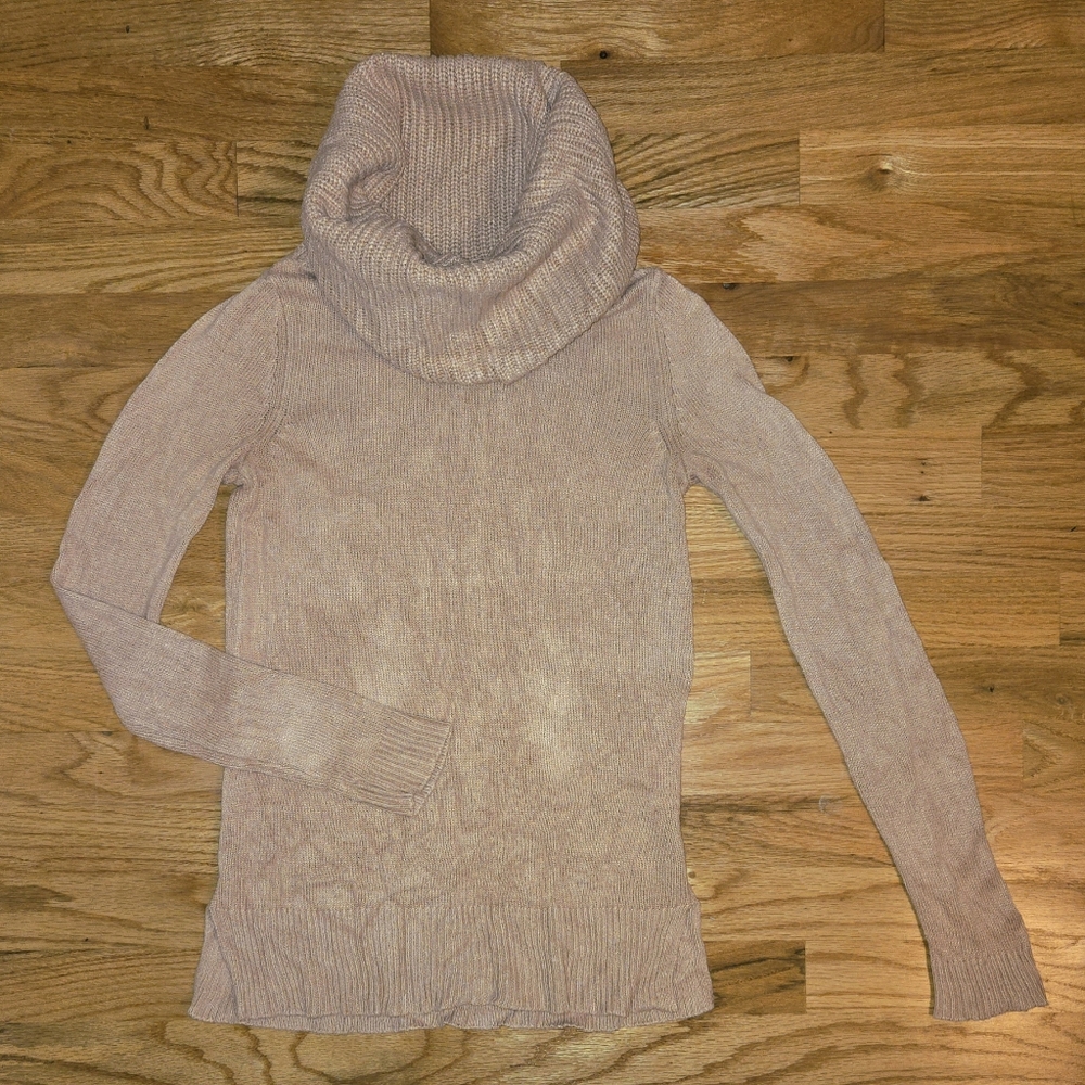 Ann Taylor Cowl Neck Sweater in Camel, Size XS
